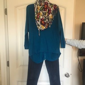 Express Jeans and sweater. FREE bonus scarf!